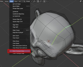 tutorial of edge types of freestyle line in blender.