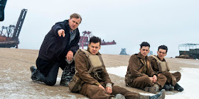 Christopher Nolan dirigiendo a Harry Styles, Aneurin Barnard y FionnWhitehead