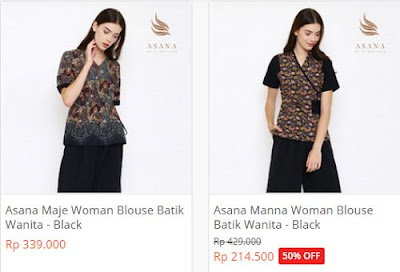 Model Baju Batik Atasan