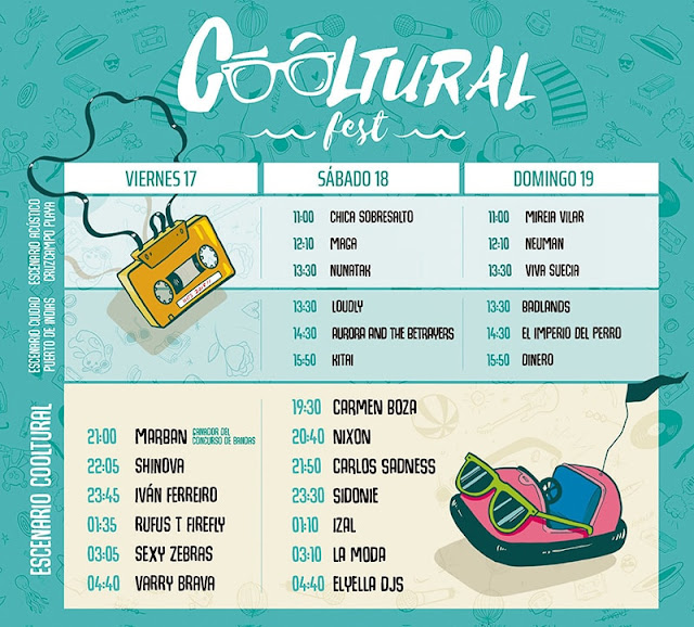 Horarios Cooltural Fest 2018