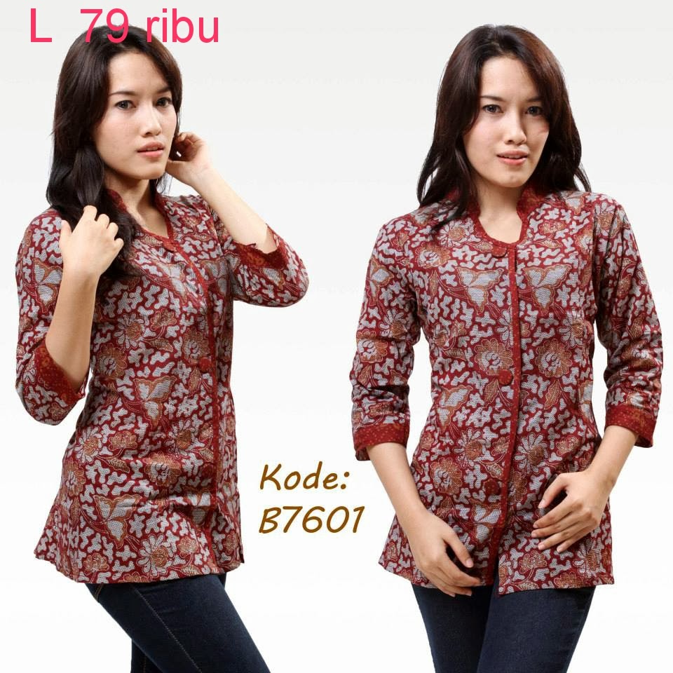 Model Atasan Baju Batik | Model Baju Batik