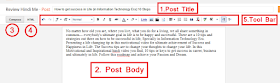 How to write New Post on Blogger Blogspot