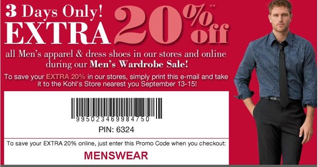 kohls printable coupons april 2011. Kohls Printable Coupon.