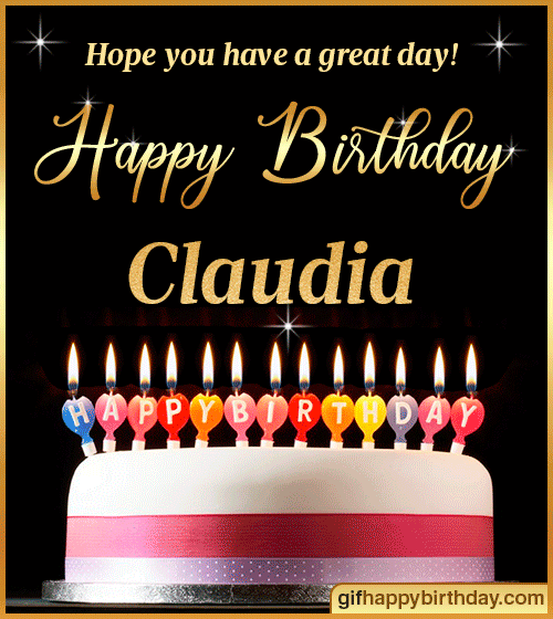 happy birthday claudia images