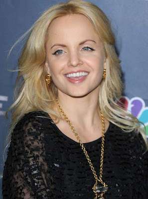 Mena Suvari Gold Statement Necklace