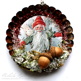 Gnome Tart Tin Ornaments - Nichola Battilana