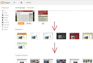 cara mengganti template atau tema blog blogger