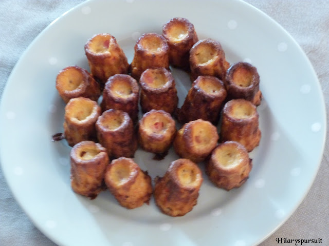 Cannelés chorizo et poivron rouge