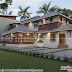 A Traditional Touch: The Enchanting 5-Bedroom Sloping Roof House in Kerala