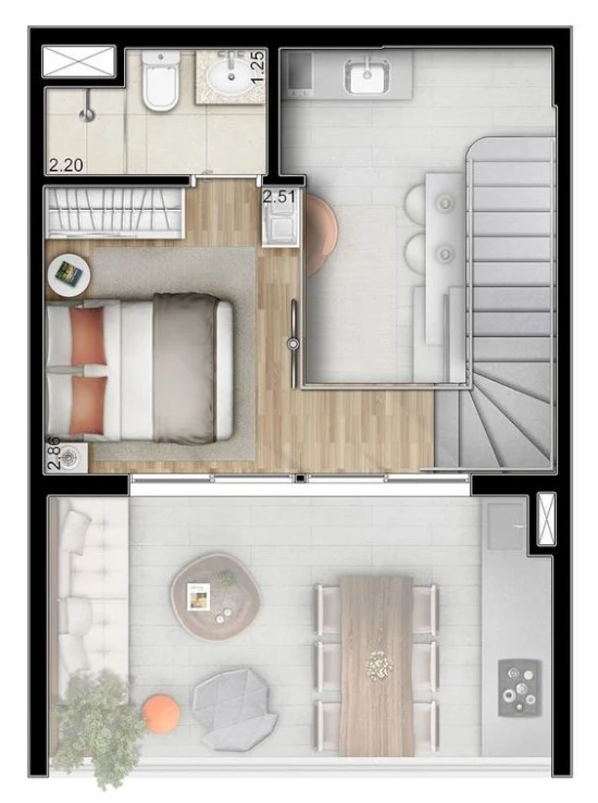 desain inspiratif rumah mezzanine