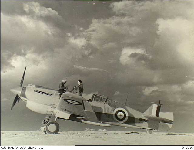 Curtiss Tomahawk fighter in the Western Desert, 23 December 1941 worldwartwo.filminspector.com