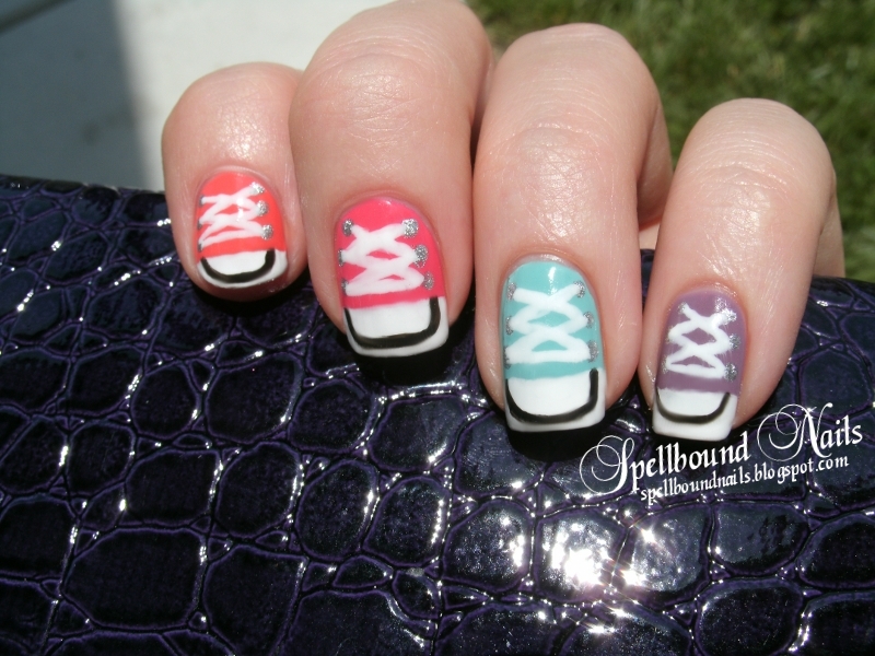 Converse Nail Art Design