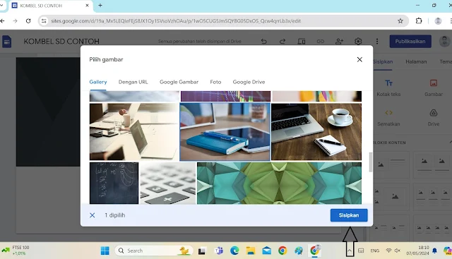 Komunitas Belajar Dengan Google Site
