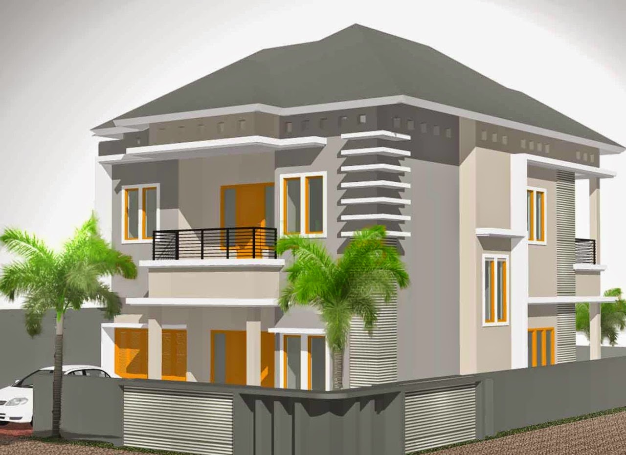 Rumah 2 Tingkat Desain Minimalis