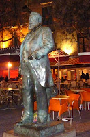 La statue de Jean Jaurès à Montpellier