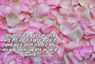 Top 50 romantic Good night shayari in hindi