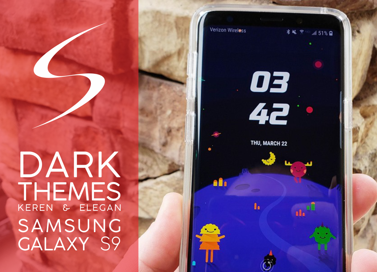 10 Dark Themes Keren & Elegan Untuk Samsung Galaxy S9