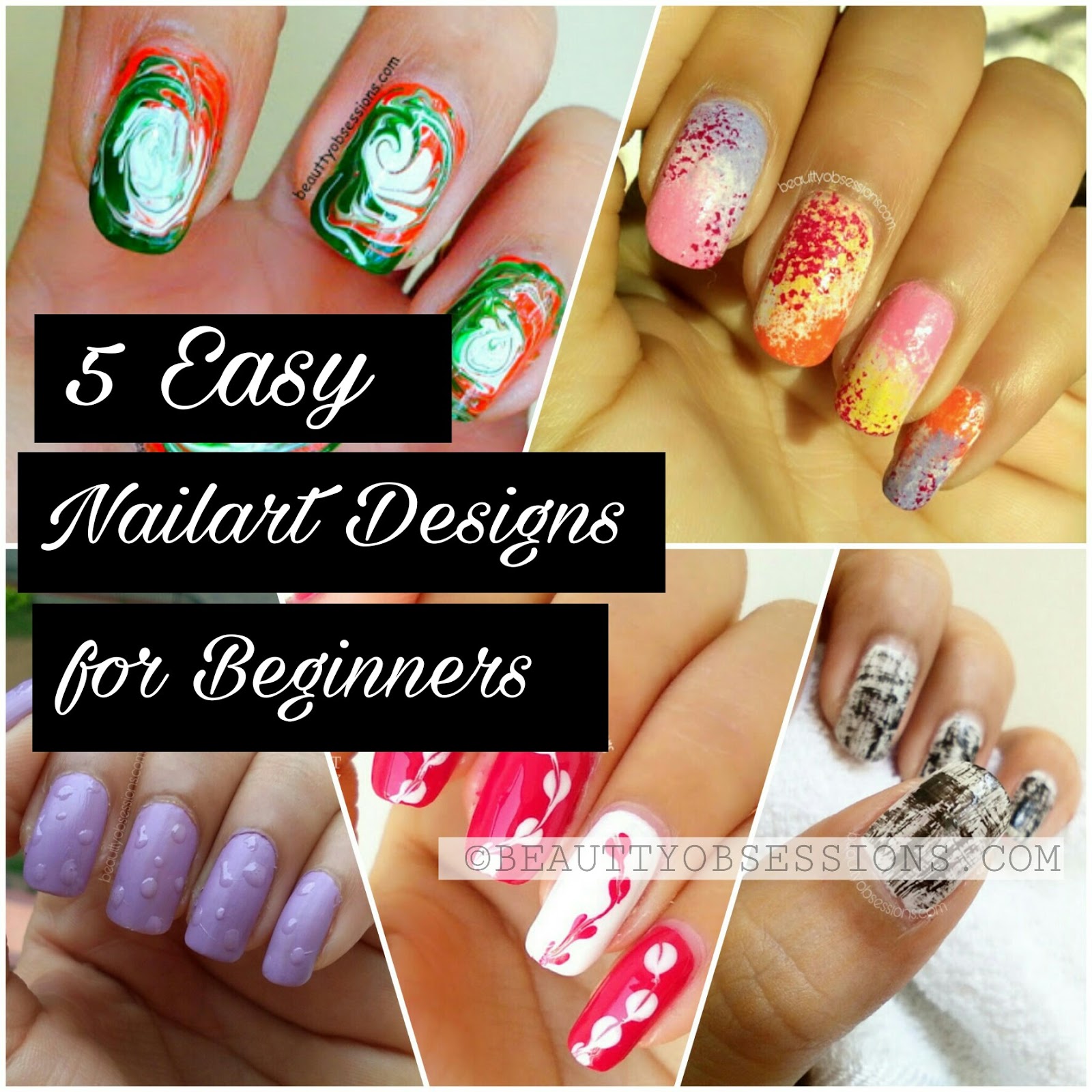 10 Nail Designs That Beginners Can Do At Home | BeautyBigBang