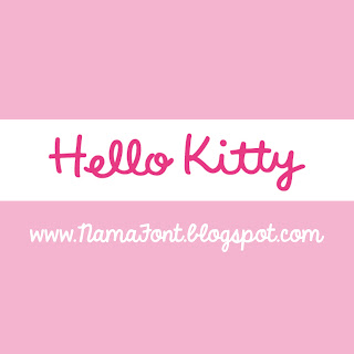 Nama Font Hello Kitty Download