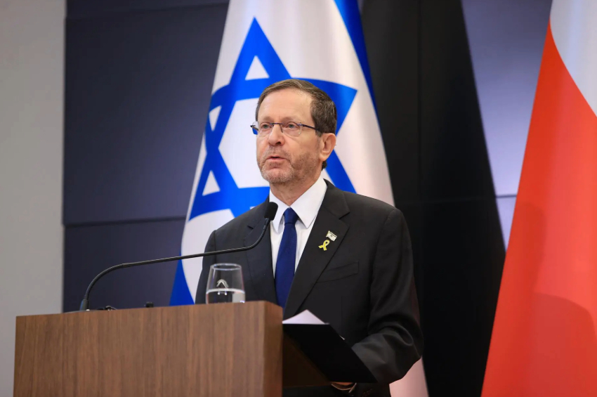 O Presidente de Israel, Isaac Herzog. (Foto: JAREK PRASZKIEWICZ/EFE/EPA)