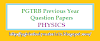 PGTRB Physics Previous Year Question Papers