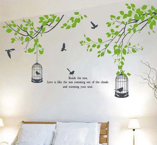 Contoh Wall  sticker  Wall Sticker Murah Bandung 