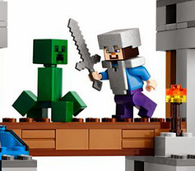 The New LEGO Minecraft sets Steve in armour