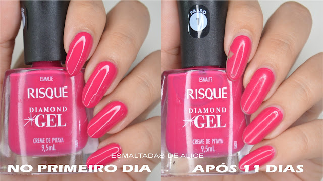 Esmaltes Risqué Diamond Gel Durabilidade