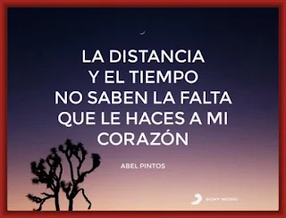 pensamientos de amor a distancia