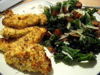 Crispy Herb Chicken with Vegetable Hash