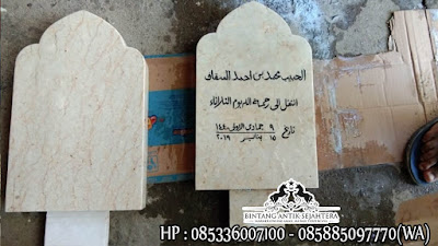 Jual Nisan Kuburan Marmer, Nisan Makam Muslim, Harga Nisan Marmer Murah