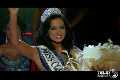 María Nazareth Cascante Madrigal Crowned Miss Costa Rica 2012