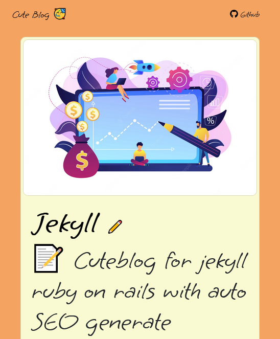 Auto SEO dengan cuteblog for Jekyll free download