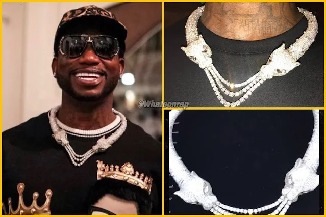 Gucci mane twin panther chain