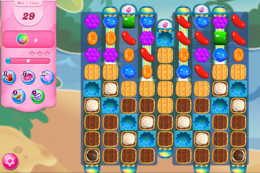 Candy Crush Saga level 7485