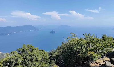 宮島弥山山頂から