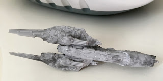 Stripping paint off of miniatures tutorial Dropfleet Commander UFC SuperClean after SquadPainter