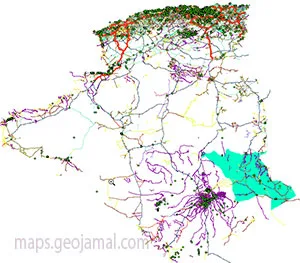 Download Free Shapefiles Layers Of Algeria