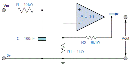 Low Pass Filter (LPF) - Filter Aktif