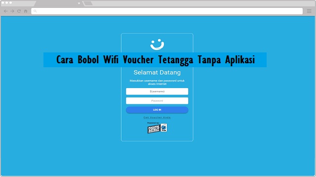 Cara Bobol Wifi Voucher Tetangga Tanpa Aplikasi