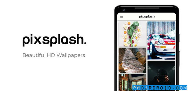  تطبيق Pixsplash v0.1.2 للحصول على خلفيات جميلة للهاتفك الأندرويد مجاناً logo