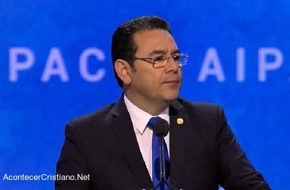 Presidente de Guatemala Jimmy Morales