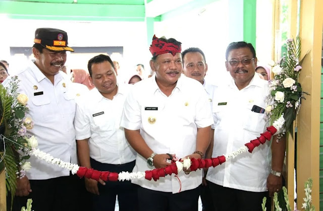 Plt Bupati Nganjuk, Marhaen Djumadi, melaunching pelayanan terpadu satu pintu di Dinas Pendidikan Kabupaten Nganjuk, Rabu 7 September 2022