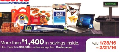 Current Costco Coupon February 2016