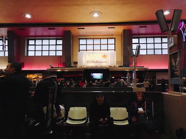 interior of Central Station in Montréal, Canada