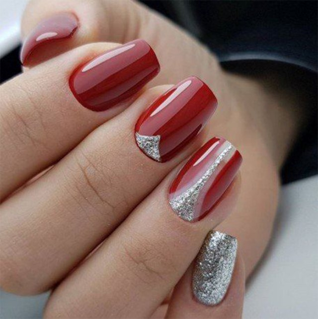 Nail Art Designs -  Beautiful Nail Ideas for Red Manicure #18