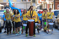 Bajada de cuadrillas de las fiestas de Llano