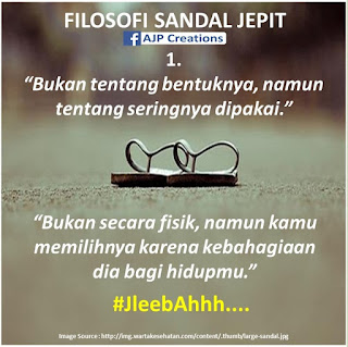 Kata-Kata Bijak Tentang Sandal Jepit