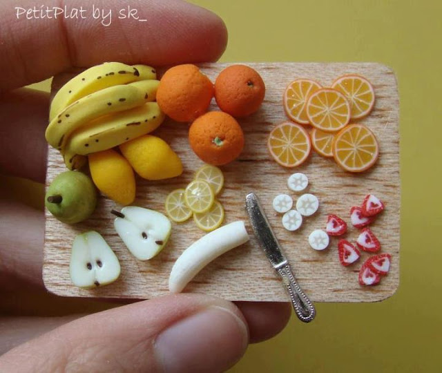 creativity art with fruits