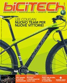 Bicitech. Componenti - Manutenzione - Vendita 2014-06 - Novembre 2014 | ISSN 1970-4895 | TRUE PDF | Bimestrale | Professionisti | Biciclette | Tecnologia
Bicitech è il bimestrale rivolto ai rivenditori e manutentori di biciclette da strada, mountain bike e dei relativi componenti. La rivista ha come obiettivo quello di informare il lettore sulle più moderne tecnologie applicate, sui materiali, la ricerca e il design. È una guida pratica alle tecniche di manutenzione e un orientamento alle novità presenti sul mercato. Il periodico propone inoltre esempi pratici di tecnica di vendita e di esposizione al pubblico, analisi di mercato e inchieste regionali sulla rivendita dei prodotti.